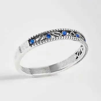 SHINE & BEAUTY Кольцопокрытое серебром с ювелирным стеклом PRECIOSA