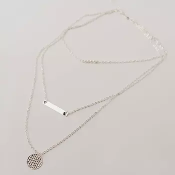 SHINE & BEAUTY Многослойное колье с искусственным жемчугом