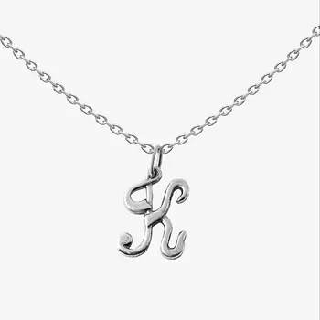 SHINE & BEAUTY Подвеска на цепочке - буква К