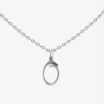 SHINE & BEAUTY Подвеска на цепочке - буква О