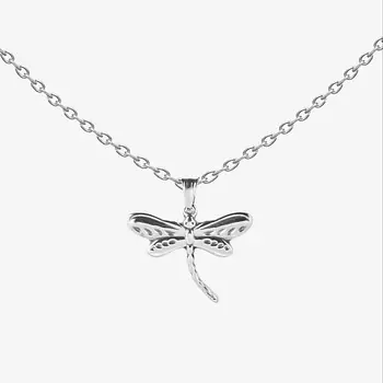 SHINE & BEAUTY Подвеска с цепочкой из титановой стали Стрекоза