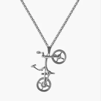 SHINE & BEAUTY Подвеска с цепочкой из титановой стали Велосипед