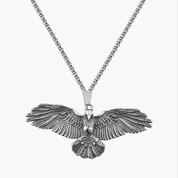SHINE & BEAUTY Подвеска с цепочкой из титановой стали Орел