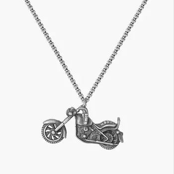 SHINE & BEAUTY Подвеска с цепочкой из титановой стали Мотоцикл