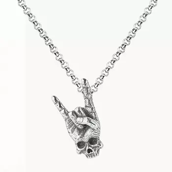 SHINE & BEAUTY Подвеска с цепочкой из титановой стали Рок