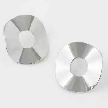 SHINE & BEAUTY Серьги-гвоздики покрытые золотом