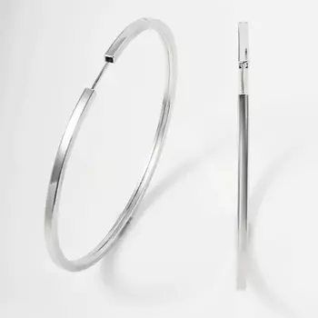 SHINE & BEAUTY Серьги-кольца покрытые золотом