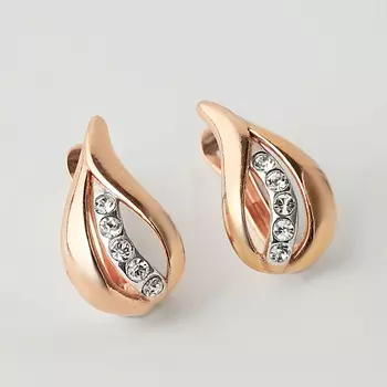 SHINE & BEAUTY Серьги покрытые золотом