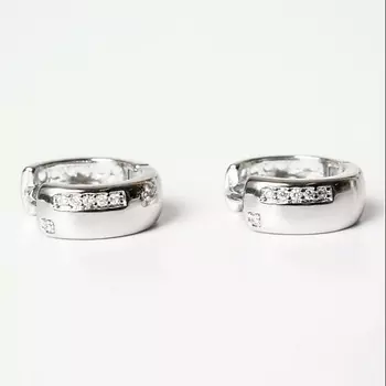 SHINE & BEAUTY Серьги с кристаллами Swarovski