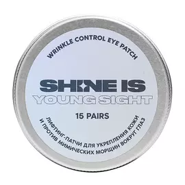 SHINE IS Лифтинг-патчи для укрепления кожи и против мимических морщин вокруг глаз Wrinkle Control Eye Patch
