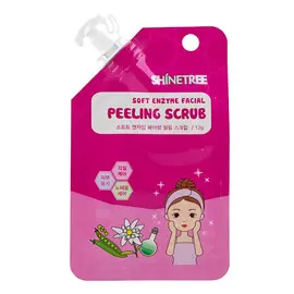 SHINETREE Скраб для лица энзимный мягкий 20.0