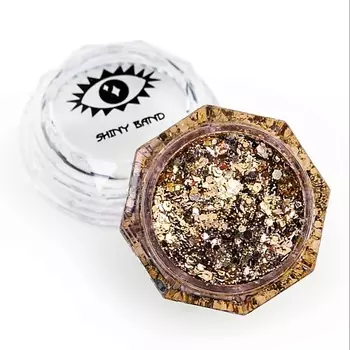 SHINY BAND Гель-блёстки самоклеящиеся для лица и тела