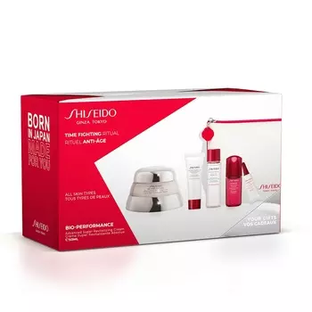 SHISEIDO Набор с улучшенным супервосстанавливающим кремом BIO-PERFORMANCE и косметичкой