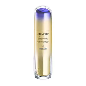 SHISEIDO Ночной концентрат для лица и шеи, восстанавливающий упругость и моделирующий контуры Vital Perfection