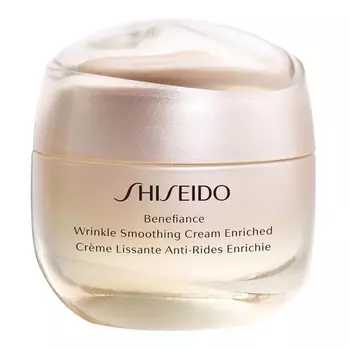 SHISEIDO Питательный крем для лица, разглаживающий морщины Benefiance Wrinkle Smoothing Cream Enriched