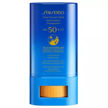 SHISEIDO Прозрачный солнцезащитный стик SPF50+