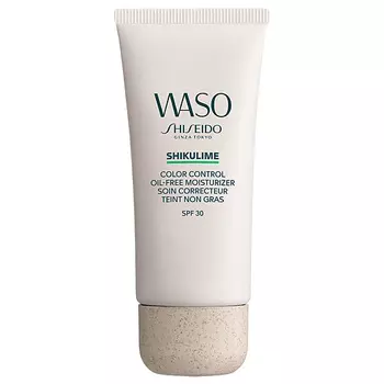 SHISEIDO Увлажняющий крем, выравнивающий тон кожи, без содержания масел, SPF 30 Waso Shikulime