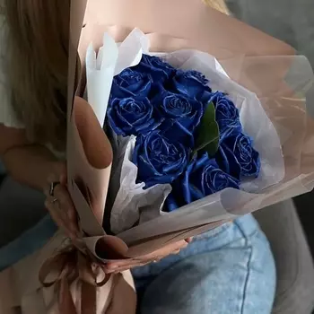 ШОПЕН Букет с синими розами