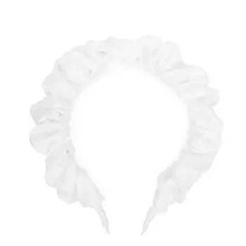 SHOVV Ободок со сборкой белого цвета