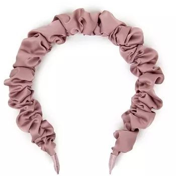 SHOVV Ободок со сборкой цвета пыльной розы