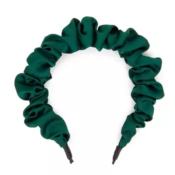 SHOVV Ободок со сборкой зеленого цвета