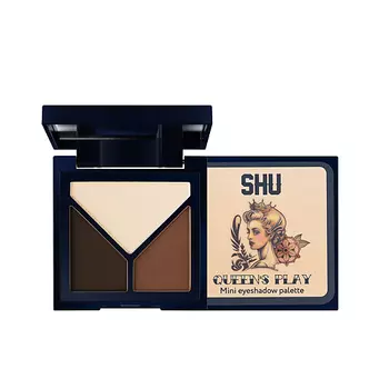 SHU Мини палетка теней для век Queen's Play Palette Mini Eyeshadow Palette