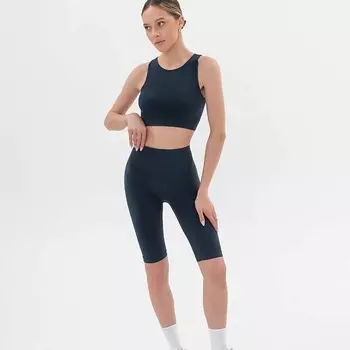 SIAWEAR Велосипедки с высокой посадкой Маренго