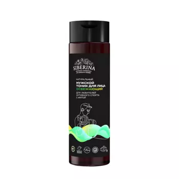 SIBERINA Мужской тоник для лица "Освежающий" с мятой для любителей активного спорта 200.0