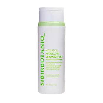 SIBIRBOTANIQ Мицеллярный гель для душа с экстрактом хлопка, гинкго билоба и зеленого чая 200.0