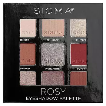 SIGMA BEAUTY Палетка теней Eyeshadow Palette Rosy