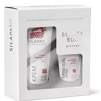 СИЛАПАНТ (SILAPANT) Набор для лица Beutybox: крем для лица омолаживающий, крем-гель для век
