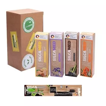 SILCAMED Подарочный набор для ухода за полостью рта Органик 70.0