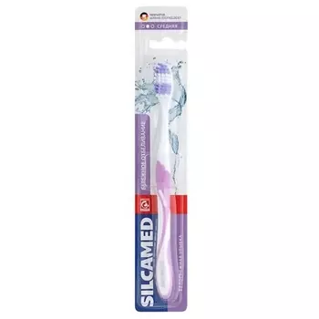 SILCAMED Зубная щетка Бережное отбеливание, средняя жесткость