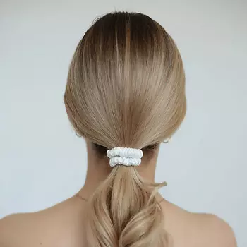 SILK LOVERS Шелковая резинка из 100% натурального шелка, размер Mini