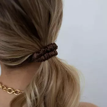 SILK LOVERS Шелковая резинка из 100% натурального шелка, размер Mini