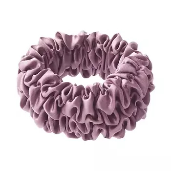 SILK MANUFACTURE Шёлковая резинка для волос SUPER TAIL, розово-коричневый