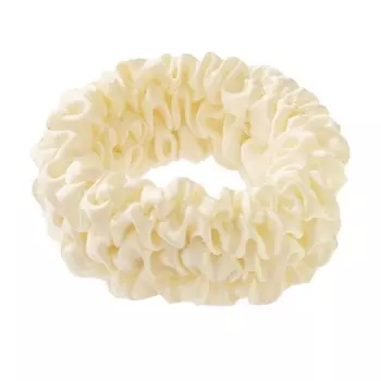 SILK MANUFACTURE Шёлковая резинка для волос SUPER TAIL, кремовый