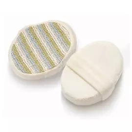 SILVA Мочалка для тела натуральная хлопок/сезаль