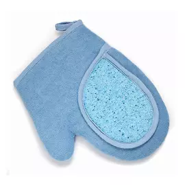 SILVA Мочалка-варежка натуральная хлопок-целлюлоза