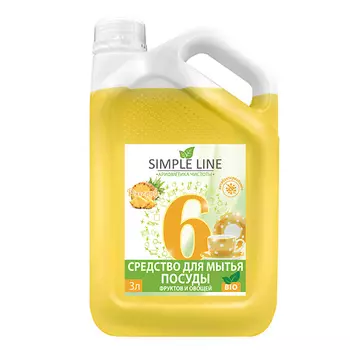 SIMPLE LINE Антибактериальное средство для мытья посуды и фруктов и овощей 3050.0