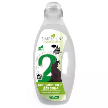 SIMPLE LINE Кондиционер ополаскиватель для белья парфюмированный 1500.0