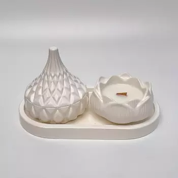 SIMVOLASTRO Набор интерьерных ароматических свечей Бобы тонка