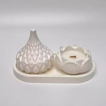 SIMVOLASTRO Набор интерьерных ароматических свечей Дыня и мята