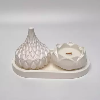 SIMVOLASTRO Набор интерьерных ароматических свечей Удовое дерево