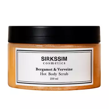 SIRKSSIM Антицеллюлитный горячий скраб для тела c перцем,Bergamot & Verviene