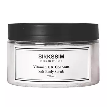 SIRKSSIM Кокосовый скраб для тела Vitamin E & Coconut