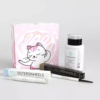 SISTERSINHEELS Набор косметики №1 (мицеллярная вода, карандаш, воск-стик)