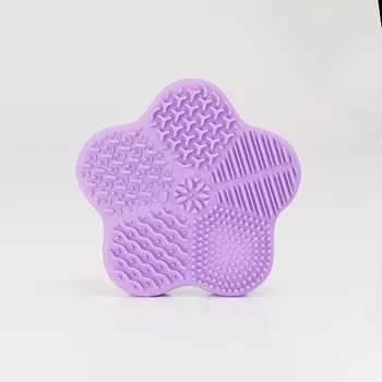 SISTERSINHEELS Силиконовый коврик для очистки кистей, "Цветок"