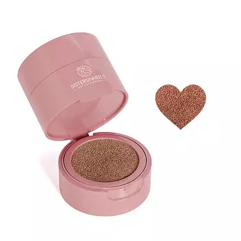SISTERSINHEELS Жидкие румяна-кушон "Сердце"