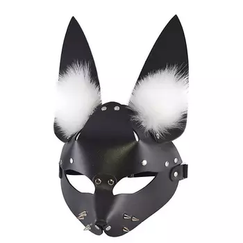 SITABELLA Маска БДСМ из натуральной кожи Заяц